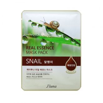 JUNO Маска тканевая для лица с Улиткой Real Essence Mask Pack JlUNO, 20 гр. 850573