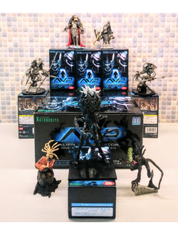 Alien vs. Predator One Coin series full set of Kotobukiya.