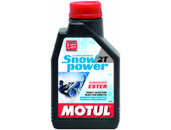 Масло моторное MOTUL Snowpower 2T FL 1 л. для двигателей снегоходов полусинтетическое