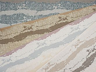 Жаккрадовая ткань с абстрактным рисунком штор в наличии