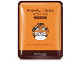 BIOAQUA Увлажняющая маска-муляж для лица Тигр ANIMAL TIGER, 30 гр. 782249