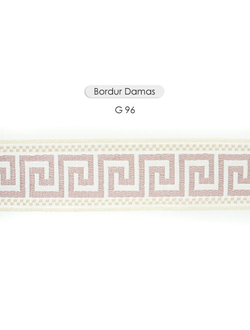 Арт. Damas Braid, серия Majestik. Жаккардовая лента с меандром