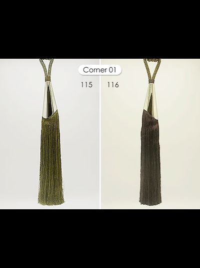 Corner 01 , серия Delisious Decor, 84 см. Современная кисть-подхват