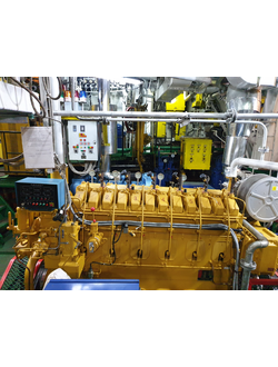 Установка судового двигателя в замен NVD