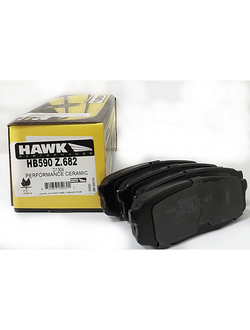 Колодки тормозные задние HAWK (керамика) HB590Z682