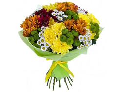 Букет из Хризантемы Ассорти