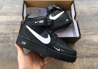 Кроссовки Nike Air Force 1 Utility Mid Black