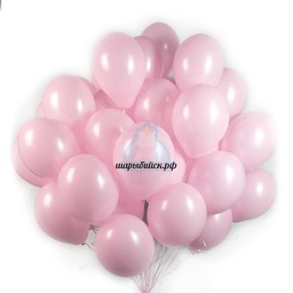Облако розовых шариков 50 штук