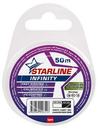 Леска STARLINE INFINITY монофильная  50м d-0,148мм, хамелеон зеленый