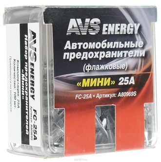 Набор предохранителей AVS FC-25A "мини"