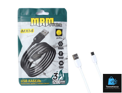 Кабель USB MRM MX14 Micro 1200mm (White)  20pcs