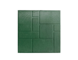 Композитная тротуарная плитка (зеленый) 330*330*35 мм