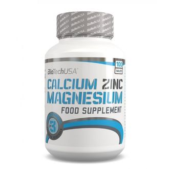 (BioTech) Calcium Zinc Magnesium - (100 табл)