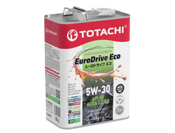 Синтетическое моторное масло TOTACHI EURODRIVE ECO Fully Synthetic 5W-30 API SP, ACEA C2/C3, ILSAC GF-6A 4л