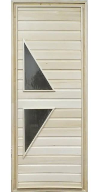 Дверь 1800*700 мм  (сосна/липа) со стеклом