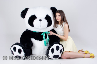 Большая плюшевая панда 220 см.