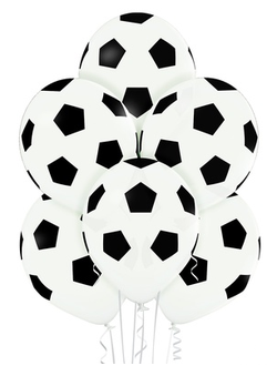 Латексный шар футбольный мяч (6шт)