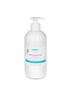 DOMIX Питательный крем для рук с ромашкой, тысячелистником и серебром, 250 мл, 500 мл, 1 л