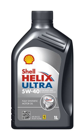 Масло моторное синтетическое Shell 5w40 &quot;Helix Ultra&quot; 1л.