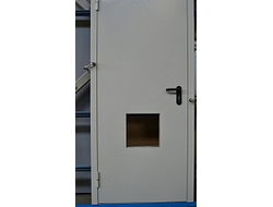 Дверь противопожарная однопольная с возможностью установки стыковочного узла 2100х1000 (EI-60)