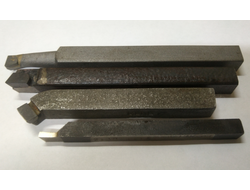 Резцы токарные по металлу 10х10 мм с напайками из твердого сплава и из быстрорежущей стали