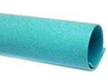 Фоамиран глитерный (перламутровый), толщина 2 мм,  20*30 см, цвет светло-голубой (№19)