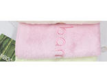 Набор махровых полотенец 100% бамбук. Турция. Розовое. 145Х90 см. и 45Х90 см.