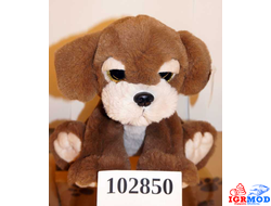 Игрушка мягкая собака, 20 см. (КНР) арт.102850и