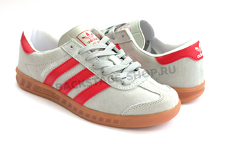 Кроссовки Adidas HAMBURG Gray\Red