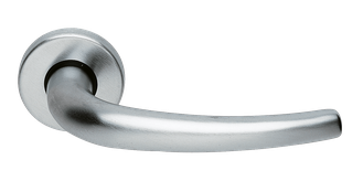 Дверные ручки Morelli Luxury "LILLA" CSA Цвет - Матовый хром Дверные ручки Morelli Luxury "LILLA" CSA Цвет - Матовый хром