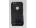 Защитная крышка iPhone 6plus с вырезом под логотип, черная