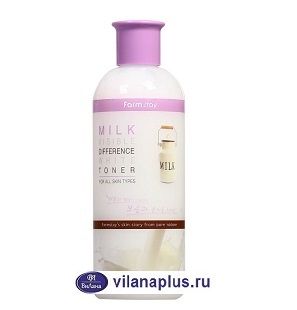 Тонер для лица с Молочными Протеинами FarmStay Milk Difference Moisture White Toner, 350 мл. 957323