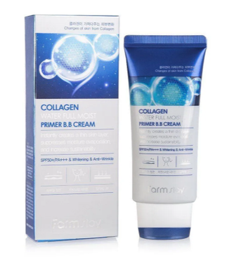 FarmStay ВВ Крем Увлажняющий с Коллагеном SPF 50 мл. Collagen Water Full Moist Primer, 50 мл. 003639