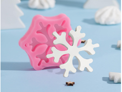 Молд силиконовый 8,5х8,5х1,5 см "Снежинка Орион"