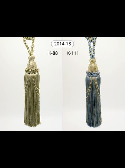 Арт. 2014-18 NEW. Подхват-кисть со стразами, 90 см