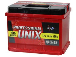 Аккумулятор Unix Professional  62 Ач п/п