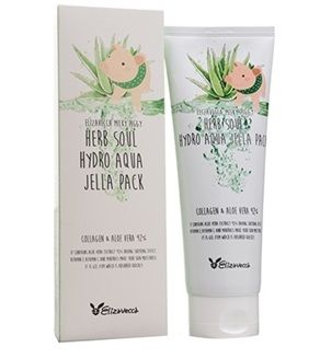 Elizavecca Маска увлажняющая с Алоэ и Коллагеном Milky Piggy Herb Soul Hydro Aqua Jella Pack, 250 мл. 750093