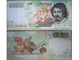 Италия 100.000 лир 1994 г.