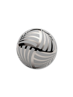 Серебристые магнитные подхватики с "плетеным" узором. Отечественное производство