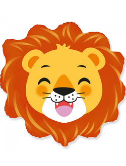 Фольгированный шар с гелием "Голова Льва"