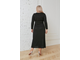 Длинное вечернее платье арт. 1355 (цвет черный) Размеры 54-62