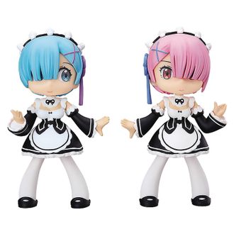 Набор фигурок Fine Clover: Re:Zero Yurumari Rem &amp; Ram 2 шт