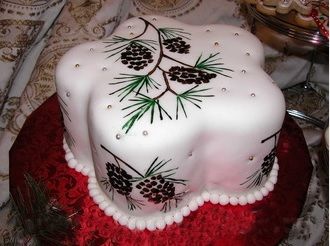 №18 торт новогодний