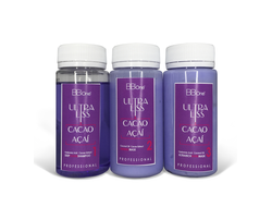 Набор кератина Ultra Liss Cacao&Acai максимальное выпрямление и восстановление 100/100/100 мл