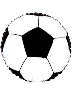 Шар фольгированный "Футбольный мяч" 46см