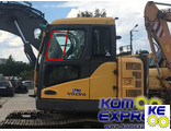 14570994, 14571994 Стекло двери верхнее первое Volvo ECR145CL ECR235CL ECR305CL ECR145DL ECR235DL