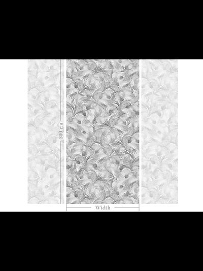 FA1132.  Портьера с фотопечатью, с птичками