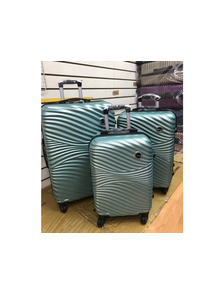 Комплект из 3х чемоданов Kaiwei abs S,M,L бирюзовый