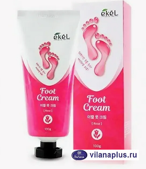 EKEL Крем для ног с Розой Успокаивающий Foot Cream Rose, 100 г.770997