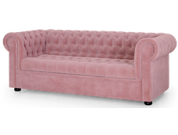 Прямой диван Честерфилд раскладной, 1670/1810/2210 мм ширина дивана Честерфилд, обивка на выбор
